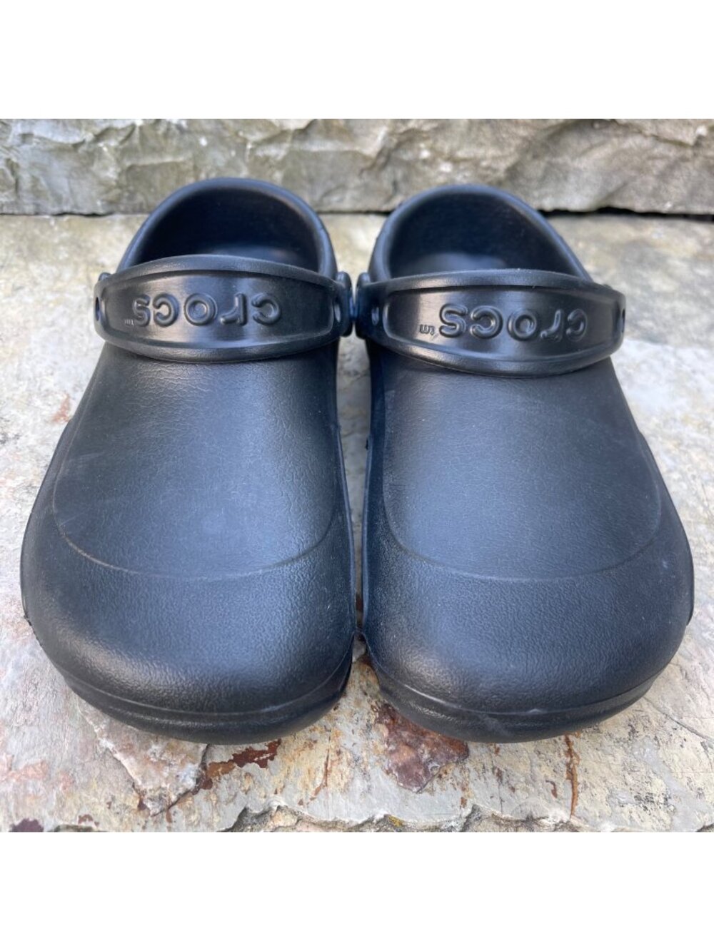 Crocs Bistro Clog Black Comfort Work Shoes Size M4 W6 Unisex Slip Resistant